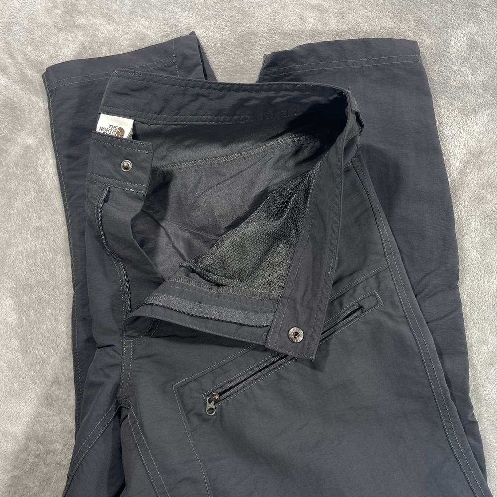 The North Face Hiking‎ Pants Mens 36x28 Dark Gray Charcoal Outdoor Cargo